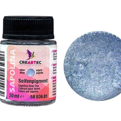 Seifenpigment silber