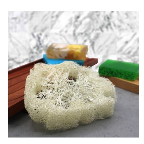 Luffa mit Baumwollschnur_1 Luffa mit Baumwollschnur_1