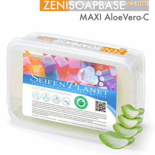 ZENISOAPBASE MAXI Aloe Vera-C Seifenbasis Aloe Vera transparent