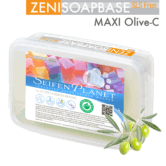transparente Seifenbasis ZENISOAPBASE MAXI Olive-C mit Olivenöl