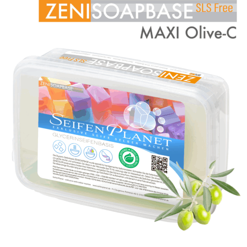 transparente Seifenbasis ZENISOAPBASE MAXI Olive-C mit Olivenöl